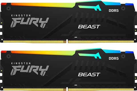 Kingston Fury Beast RGB Black (2x16GB) 6000MTs KF560C36BBEAK2-32